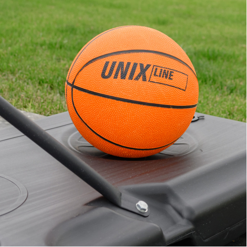 Мяч баскетбольный UNIX Line размер 7 с насосом в комплекте
