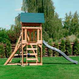 Детский игровой комплекс UNIX Line (6 in 1) Dark Green