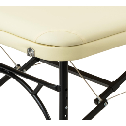 Массажный стол складной Atlas Sport Strong 70 см 3-с алюминиевый усиленная столешница бежевый