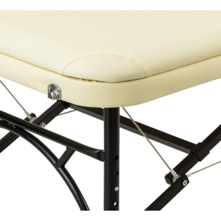 Массажный стол складной Atlas Sport Strong 70 см 3-с алюминиевый усиленная столешница бежевый