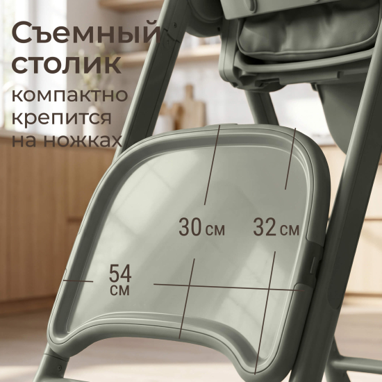 Стул для кормления UNIX Kids Torino зеленый
