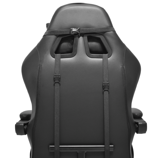 Вибромассажное кресло Calviano AVANTI ULTIMATO total black с подножкой