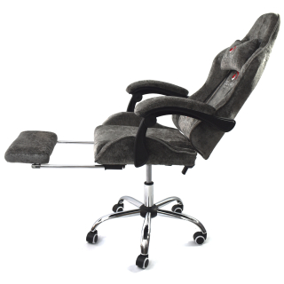 Вибромассажное кресло Calviano Amarone dark grey plush