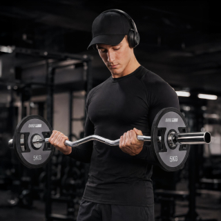 Гриф олимпийский UNIX Fit PRO 200 W-образный 120 см / 50 мм хромированный