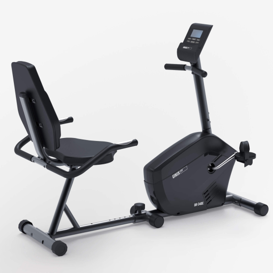 Горизонтальный велотренажер UNIX Fit BR-340E Compact