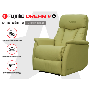 Кресло-реклайнер механический FUJIMO DREAM MW Фисташка