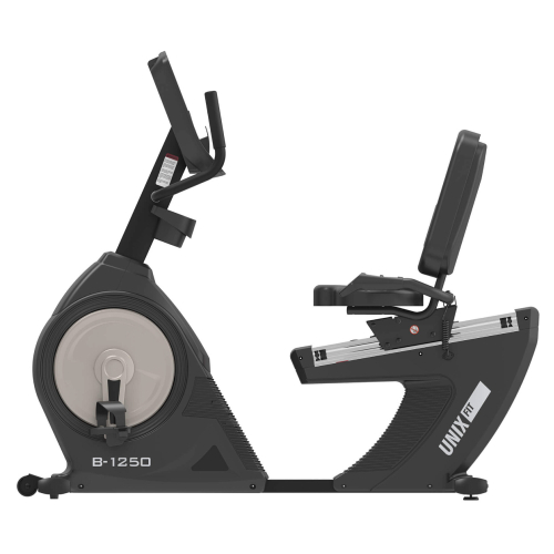 Горизонтальный велотренажер UNIX Fit B-1250 PRO (7" LCD)