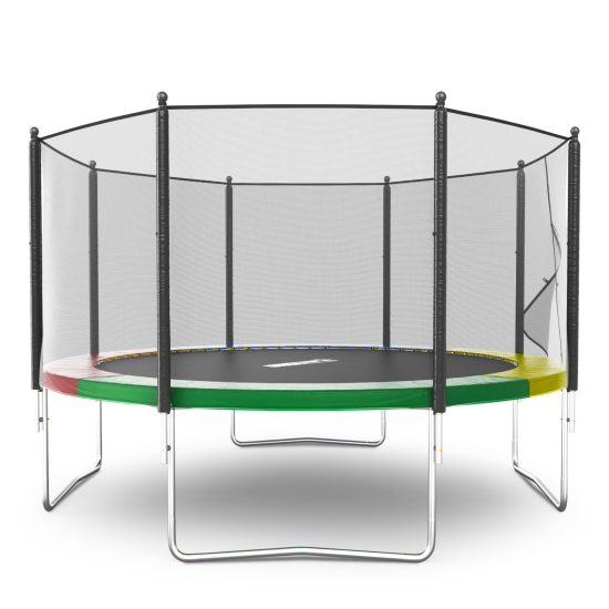 Батут UNIX Line Simple 12 ft (366 см) с внешней защитной сеткой, цветной