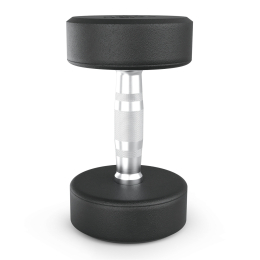 Гантель UNIX Fit PRO круглая обрезиненная 10 кг, 2 шт.