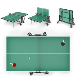 Теннисный стол UNIX Line Compact indoor 18mm MDF (Green)