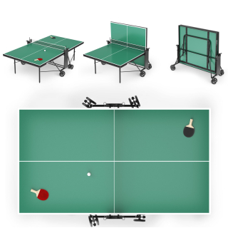 Теннисный стол UNIX Line Compact indoor 18mm MDF (Green)