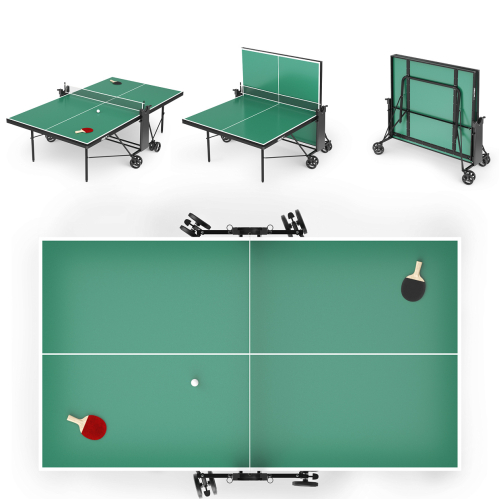 Теннисный стол UNIX Line Compact indoor 18mm MDF (Green)