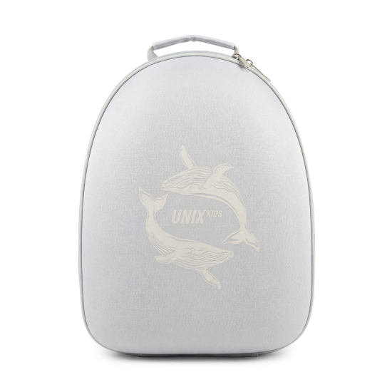 Самокат UNIX Kids Backpack Ocean / Океан с рюкзаком серый