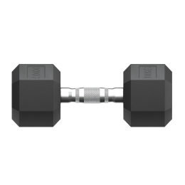 Гантель гексагональная UNIX Fit обрезиненная 10 кг, 2 шт.