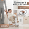 Поезд-качалка-беговел UNIX Kids Train / Поезд серый