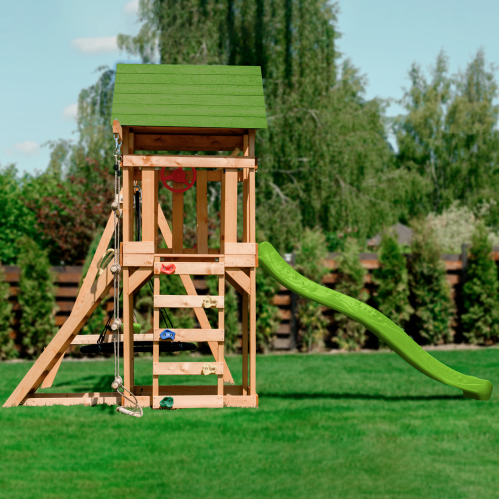 Детский игровой комплекс UNIX Line (6 in 1) Light Green