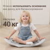 Лошадка-качалка-беговел UNIX Kids с ручкой серый