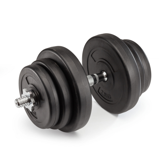 Гриф для гантелей  25 мм. Длина 350 мм. анатомический (под гайку) VictoryFit VF-S2535