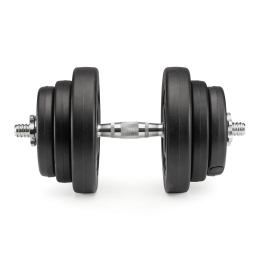 Гриф для гантелей  25 мм. Длина 350 мм. анатомический (под гайку) VictoryFit VF-S2535