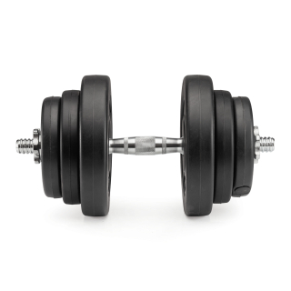 Гриф для гантелей  25 мм. Длина 350 мм. анатомический (под гайку) VictoryFit VF-S2535