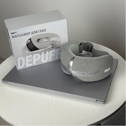 Массажер для глаз UNIX DePuff+ Grey