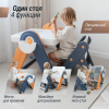 Развивающий детский стол со стульчиком 4 в 1 UNIX Kids жёлтый