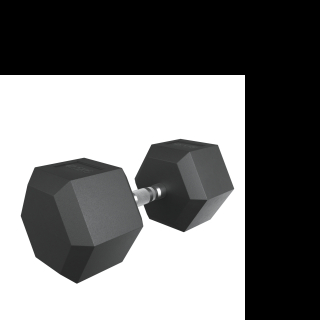 Гантель гексагональная UNIX Fit обрезиненная 42,5 кг / шт.