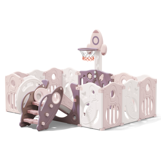 Манеж UNIX Kids SUPREME Space 160x160 Rose