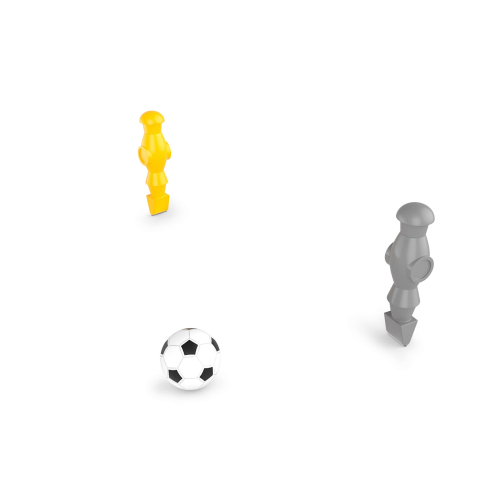 Игровой стол UNIX Line Футбол - Кикер (125х61 см) Grey Wood