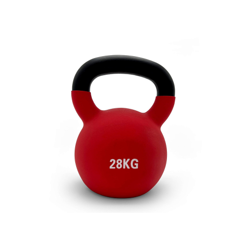 Гиря UNIX Fit виниловая 28 кг Red