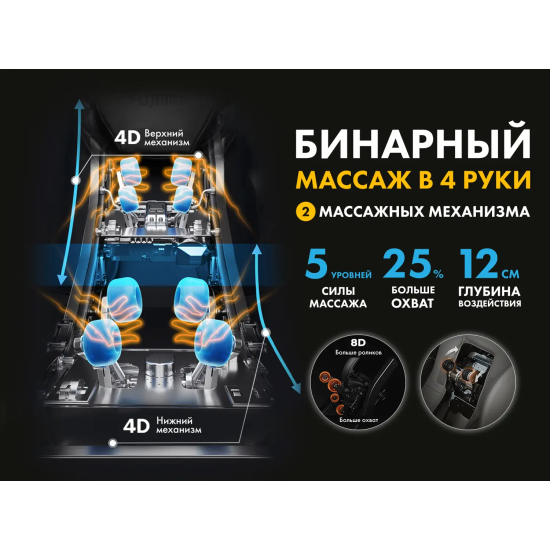 Массажное кресло FUJIMO EXCELSIOR Коричневый