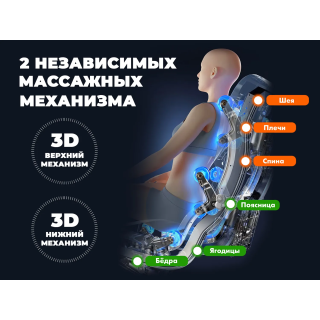 Массажное кресло FUJIMO 氣 HARMONY Duo Бежевый