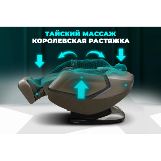 Массажное кресло FUJIMO МАСТЕР Ци Коричневый