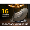 Массажное кресло FUJIMO МАСТЕР Ци Серо-бежевый
