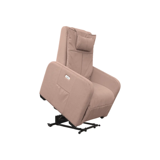 Кресло-реклайнер электрический с подъемом и массажем FUJIMO LIFT CHAIR Ваниль