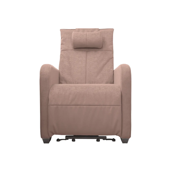 Кресло-реклайнер электрический с подъемом и массажем FUJIMO LIFT CHAIR Ваниль