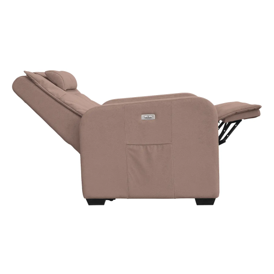 Кресло-реклайнер электрический с подъемом и массажем FUJIMO LIFT CHAIR Ваниль