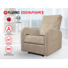 Кресло-реклайнер механический с массажем FUJIMO COMFORT CHAIR Ваниль