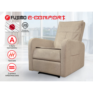 Кресло-реклайнер электрический с массажем FUJIMO E-COMFORT CHAIR Ваниль