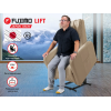 Кресло-реклайнер электрический с подъемом и массажем FUJIMO LIFT CHAIR Ваниль