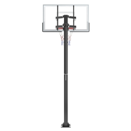 Баскетбольная стойка стационарная UNIX Line B-Stand-TG 54"x32" (140 х 80 см) R45 H230-305 см