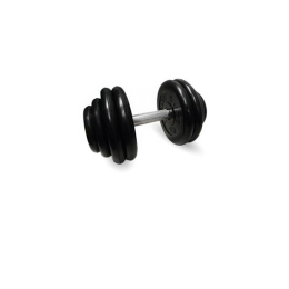 Неразборная гантель c вращающейся ручкой, 28.5 кг