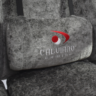 Вибромассажное кресло Calviano Nero dark grey plush