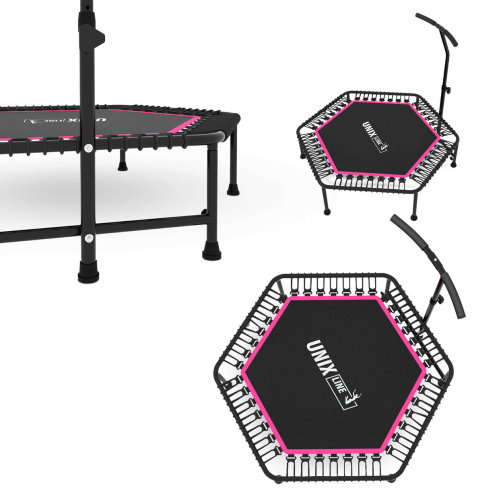 Батут спортивный UNIX Line FITNESS Pink (125 см)