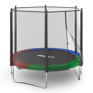 Батут UNIX Line Simple 8 ft (244 см) с внешней защитной сеткой, цветной