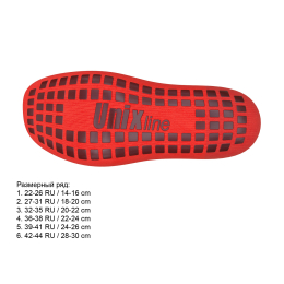 Носки противоскользящие UNIX Line для батута (32-35 RU / 20-22 cm)