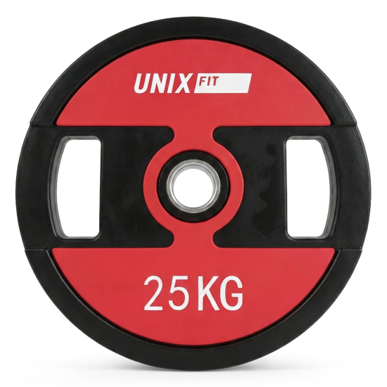 Набор дисков уретановых с хватом UNIX Fit PRO от 2,5 до 25 кг, 6 шт.