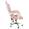 Вибромассажное кресло Calviano ASTI ULTIMATO pink fabric