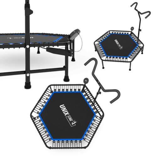 Батут спортивный UNIX Line FITNESS PRO (125 см) Blue