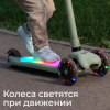 Самокат UNIX Kids Light с подсветкой, зеленый